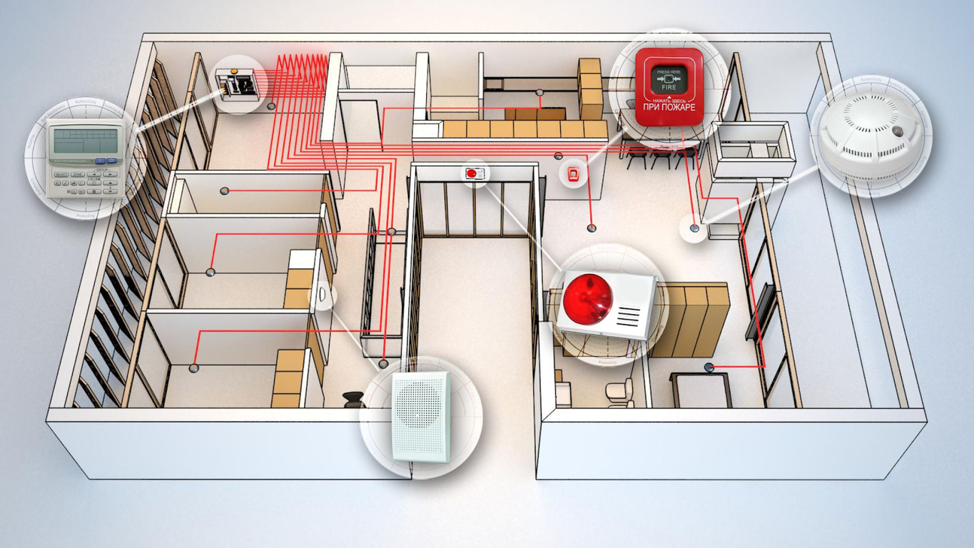 Fire protection of constructions and buildings.